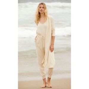 Free People Beach Cream Knit Duster Cardigan